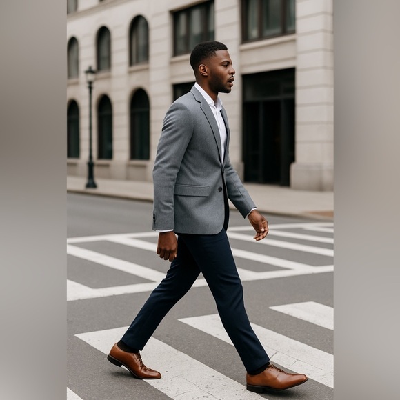 Perry Ellis Men’s Brown Leather Upper Dress Shoes Size 11.5 NWT - Picture 3 of 12